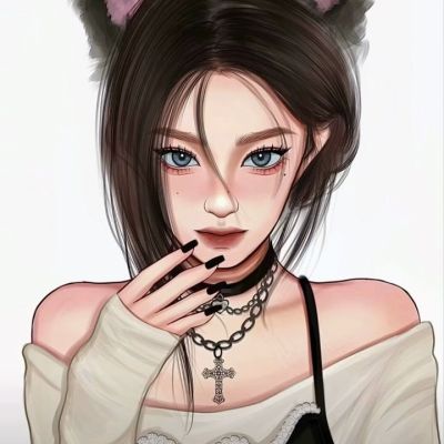 心仪女孩 优质动漫女头温柔干净,她与温柔共存