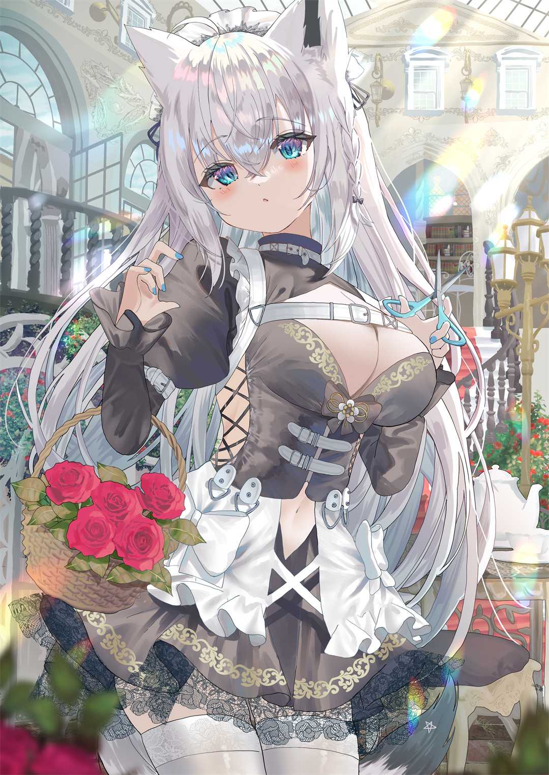 【P站画师】兽耳 猫娘?狠狠赞一个日本画师じんべい的插画作品