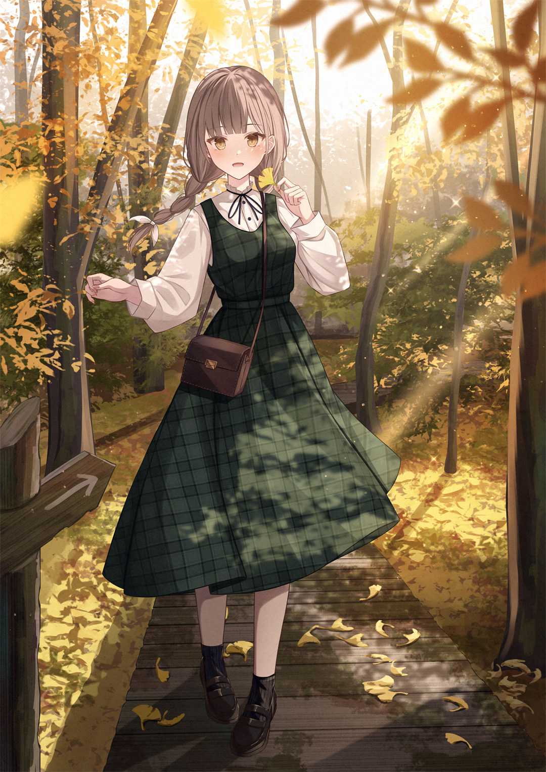 【P站画师】水手服少女，小清新插画 日本插画师千道センリ的美图壁纸作品推荐