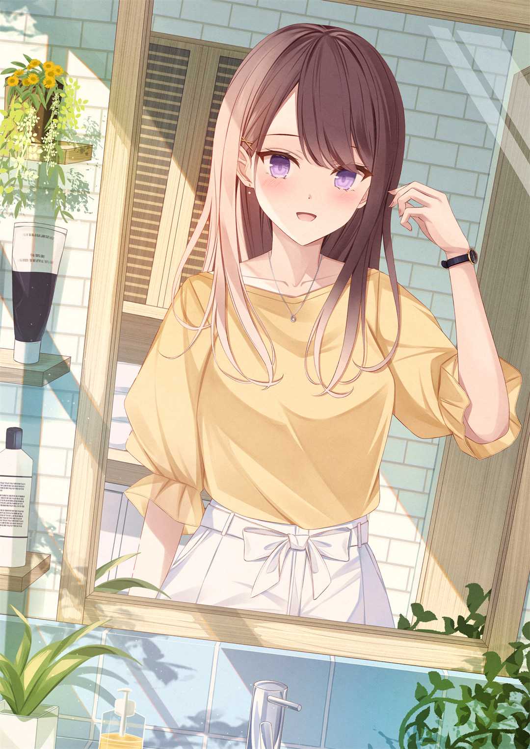 【P站画师】水手服少女，小清新插画 日本插画师千道センリ的美图壁纸作品推荐
