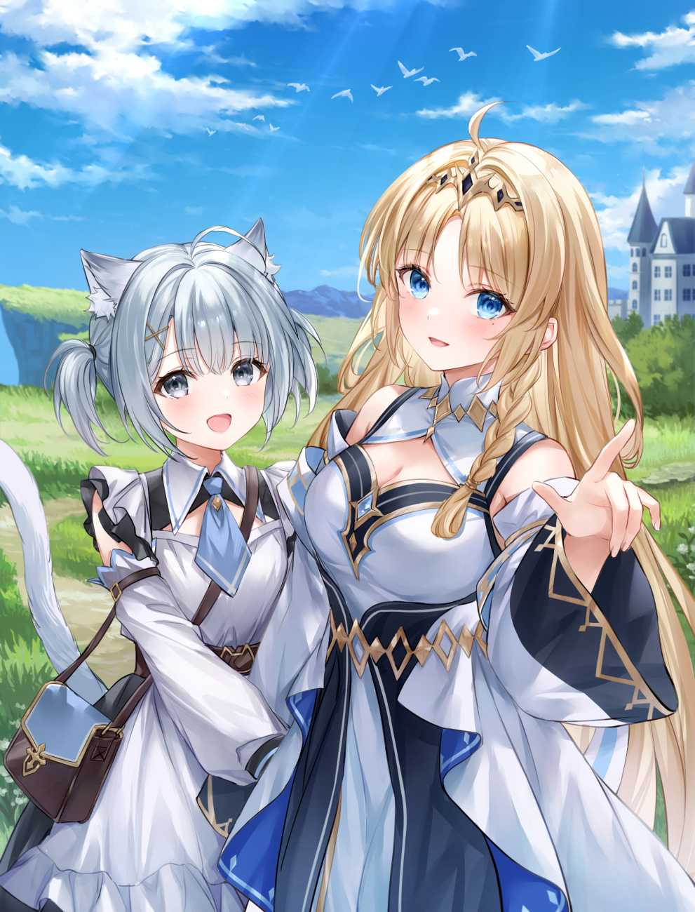 【P站画师】JK少女、兽耳萝莉、御姐? 画师ひげ猫的插画作品