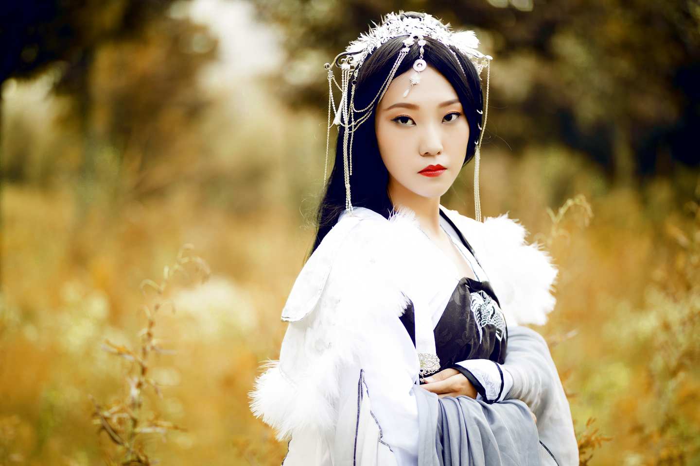 鹤拟人cosplay