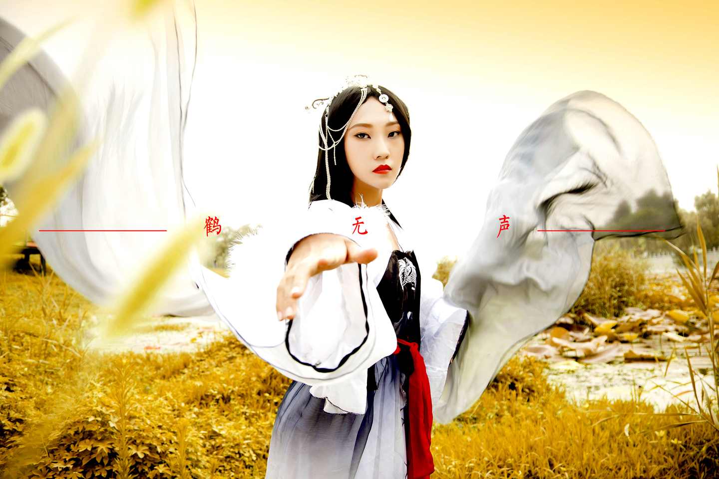 鹤拟人cosplay