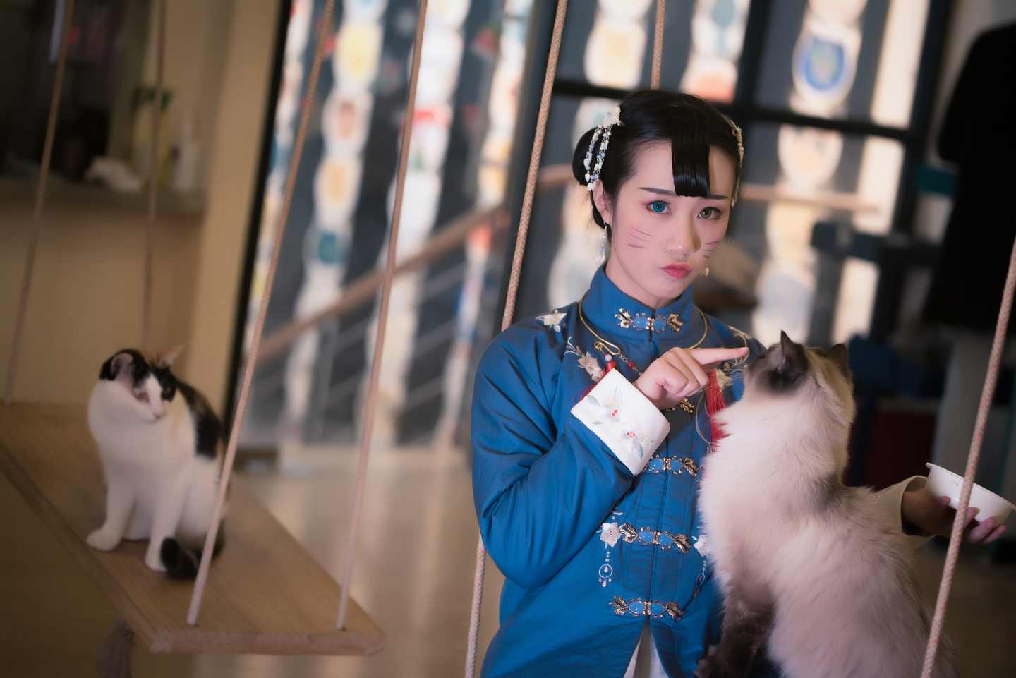 汉服#猫趣#