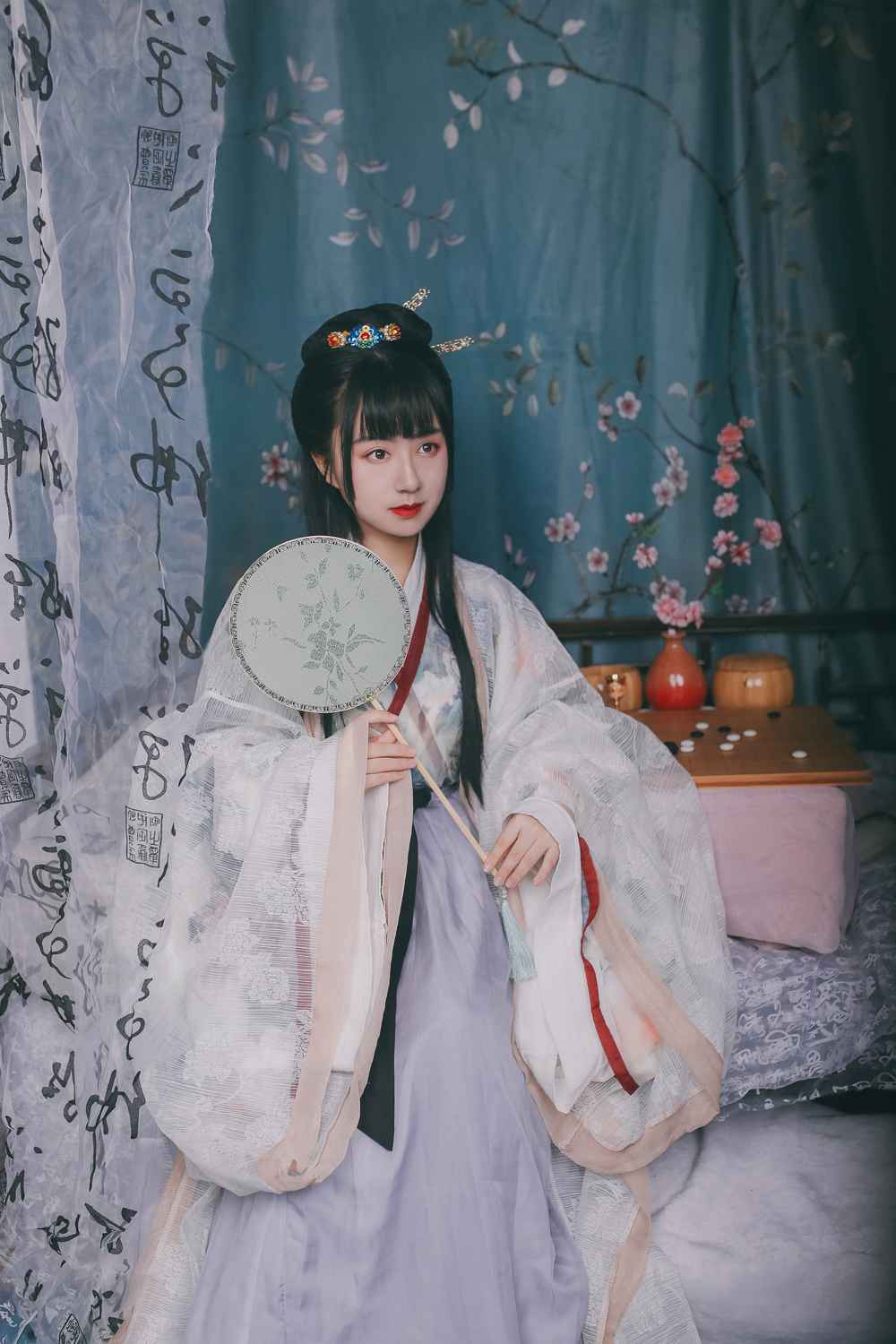 汉服 闲厅对弈