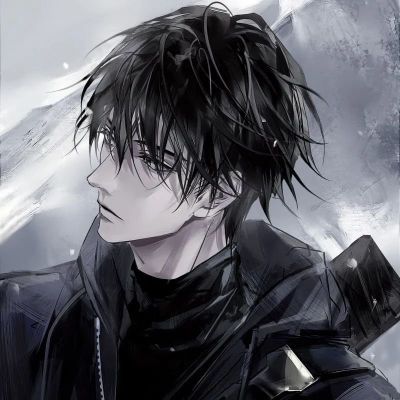 帅气动漫男生古风头像,古风古代与现代组合头像帅气侧脸