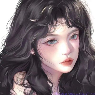 卡通头像大全可爱手绘女生，精致唯美成熟稳重气质女人