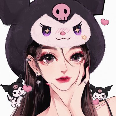 卡通头像大全可爱手绘女生，精致唯美成熟稳重气质女人