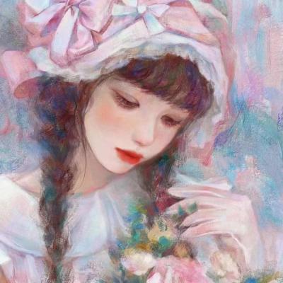手绘女生头像动漫唯美，快换上吧让自己头像变的优秀