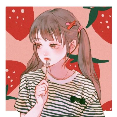 心仪女孩 优质动漫女头温柔干净,她与温柔共存