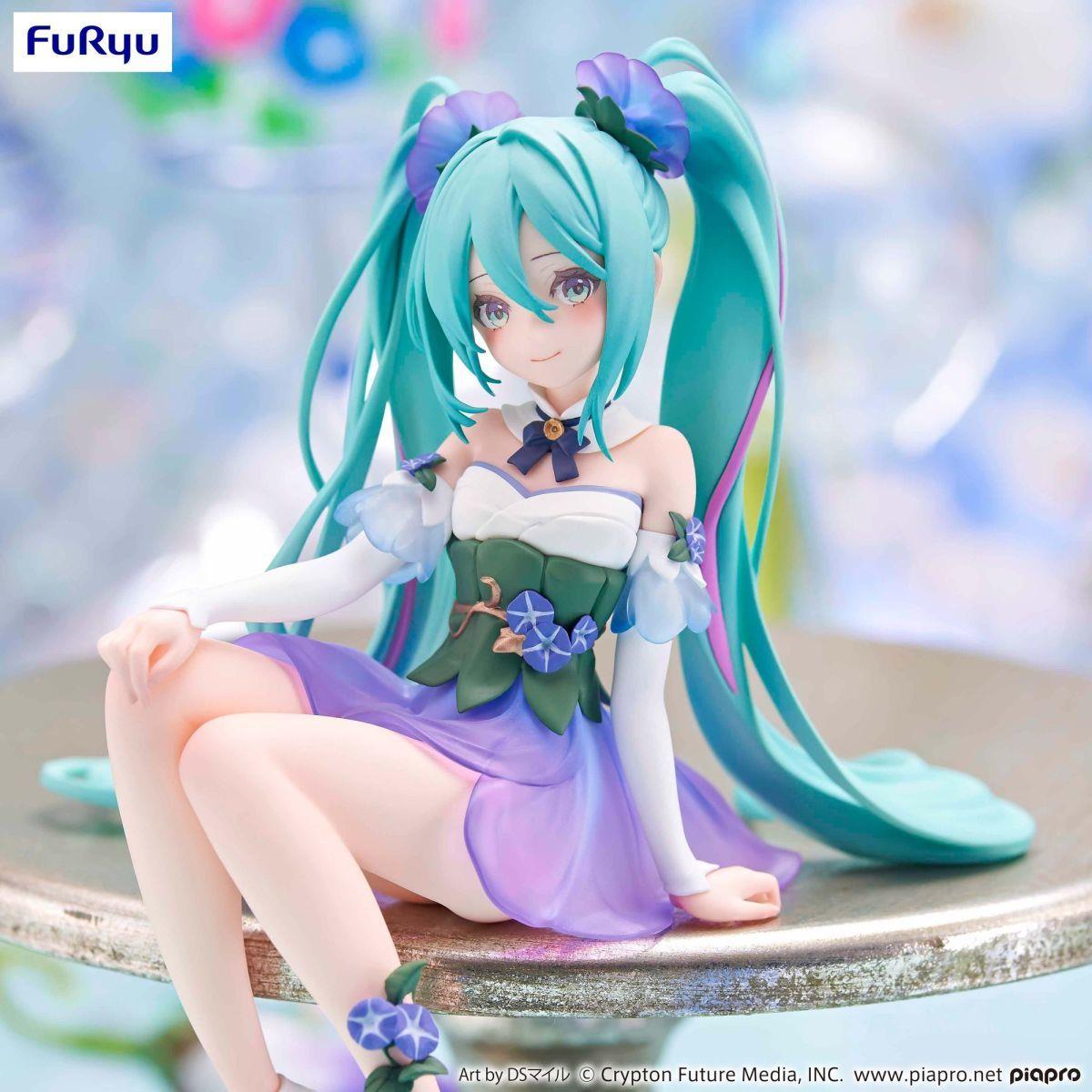 初音未来牵牛花仙子初音手办动漫二次元周边泡面压机箱摆件礼