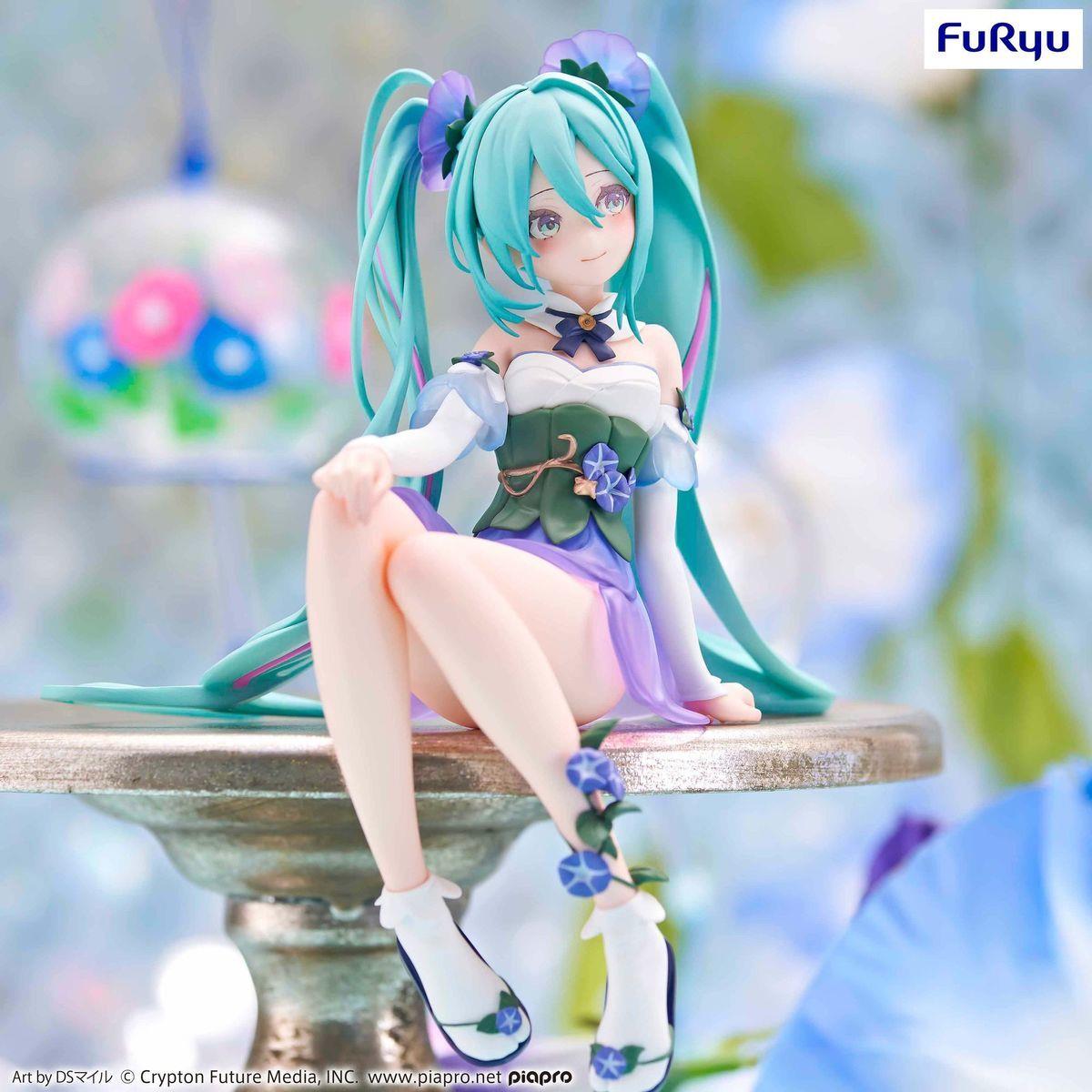 初音未来牵牛花仙子初音手办动漫二次元周边泡面压机箱摆件礼